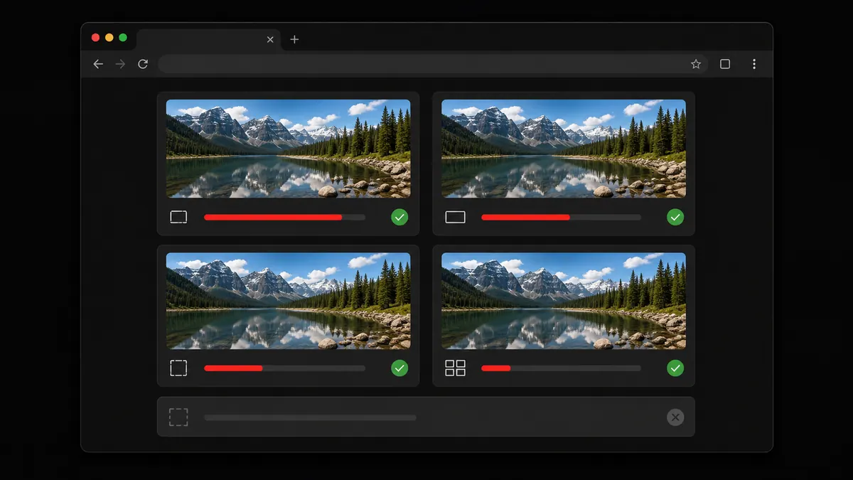 YouTube thumbnail downloader comparing genuine available image qualities